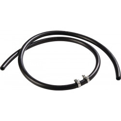 Tuyau de rechange D 10x3 avec colliers de serrage longueur 1.5&nbsp;m noir MESTO 