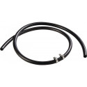 Tuyau de rechange D 10x3 avec colliers de serrage longueur 1.5&nbsp;m noir MESTO 
