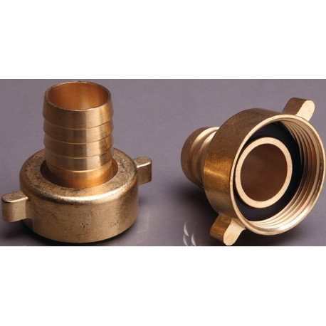 Raccord à visser p. tuyau laiton taille tuyau 13 mm filetage int. 3/4 po. APD