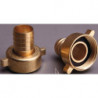 Raccord à visser p. tuyau laiton taille tuyau 13 mm filetage int. 3/4 po. APD