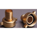 Raccord à visser p. tuyau laiton taille tuyau 25 mm filetage int. 1 1/4 po. APD