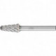 Fraise sur tige KEL D. 10&nbsp;mm long. tête 20&nbsp;mm D. tige 6&nbsp;mm carbure engrènement S 