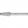 Fraise sur tige KEL D. 10&nbsp;mm long. tête 20&nbsp;mm D. tige 6&nbsp;mm carbure engrènement S 