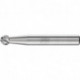 Fraise sur tige KUD D. 6&nbsp;mm long. tête 5&nbsp;mm D. tige 6&nbsp;mm carbure engrènement STE 