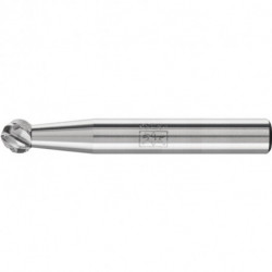 Fraise sur tige KUD D. 6&nbsp;mm long. tête 5&nbsp;mm D. tige 6&nbsp;mm carbure engrènement STE 