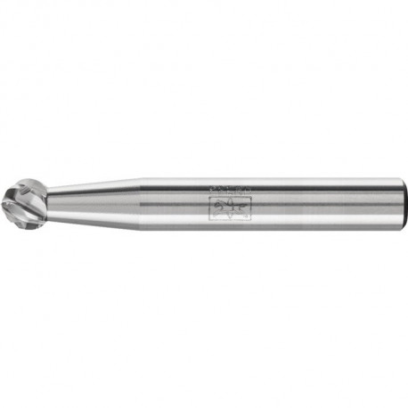 Fraise sur tige KUD D. 6&nbsp;mm long. tête 5&nbsp;mm D. tige 6&nbsp;mm carbure engrènement STE 