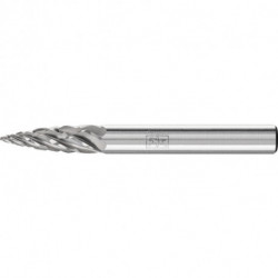 Fraise sur tige SPG D. 6&nbsp;mm long. tête 18&nbsp;mm D. tige 6&nbsp;mm carbure engrènement ST 
