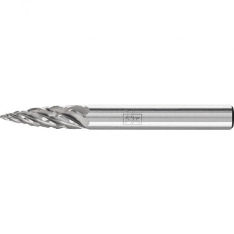 Fraise sur tige SPG D. 6&nbsp;mm long. tête 18&nbsp;mm D. tige 6&nbsp;mm carbure engrènement ST 
