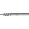 Fraise sur tige SPG D. 6&nbsp;mm long. tête 18&nbsp;mm D. tige 6&nbsp;mm carbure engrènement ST 