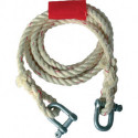 Corde de remorquage en sisal 2&nbsp;500&nbsp;kg Manille Sisal/manille longueur 400&nbsp;cm D. 1 
