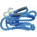 Corde de remorquage en polypropylène 4&nbsp;000&nbsp;kg polyprop. crochet charg. lourdes/c 