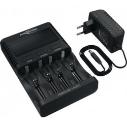 Chargeur universel UBC-Powerline4Ultra-EU-cb avec bloc d'alimentation 1.2&nbsp;V NiMH 