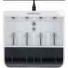 Chargeur rapide NiBC-ComfortMulti-USB-cb avec entrée USB 1.2&nbsp;V NiMH ANSMANN 