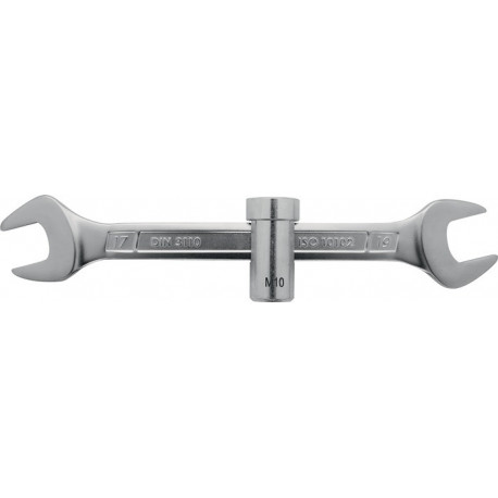 Clé expresse longueur 223&nbsp;mm ouverture de clé 17 x 19&nbsp;mm&nbsp;m10 chromé PROMAT 