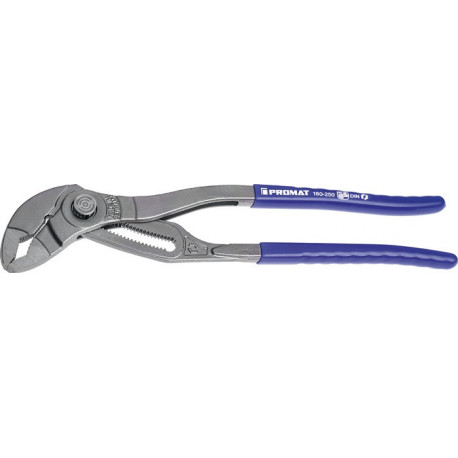 Pince multiprises PRESSplus longueur 250&nbsp;mm envergure 46&nbsp;mm polie immergée PROMA 