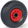 Roue gonflable 70107 D. de la roue 260&nbsp;mm cap. charge 200&nbsp;kg roue de rechange Bl 