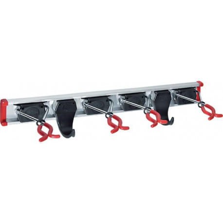 Râtelier pour outils longueurs du rail de guidage 1&nbsp;000&nbsp;mm aluminium 