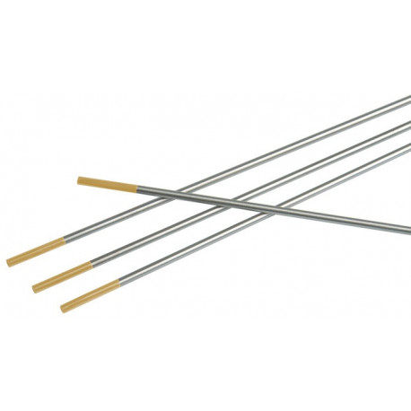 Électrode en tungstène WL 15 D. 16 mm longueur 175 mm doré LITTY (Par 10)