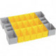 Kit de compartimentage L-BOXX® B3 LB 102 l378xP313xH65mm jaune/gris BS SYSTEMS 