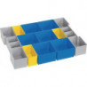 Kit de compartimentage L-BOXX® BC3 LB 102 l378xP313xH65mm bleu / jaune / gris BS 