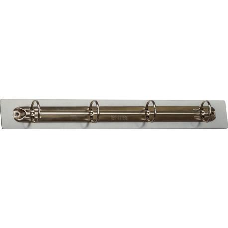 Reliure à 4 anneaux D. 40&nbsp;mm aluminium approprié pour DIN A5 / DIN A4 / DIN A3 T 