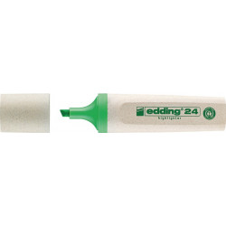 Surligneur 24 EcoLine vert clair graduation 2-5&nbsp;mm pointe biseautée EDDING (Par 10)