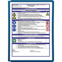 Sichttafel PP m.Profilrahmen schwarz DIN A4 reflexionsarm 5St./Btl.DURABLE