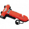 Marteau de secours plastique robuste L150xl95xH27mm poids 0.19&nbsp;kg orange 