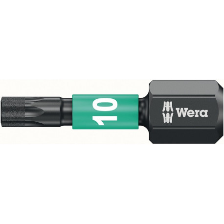 Embout IMPAKTOR DC T10 longueur 25&nbsp;mm 1/4 po. C6.3 Impacteur. DC boîte de 10 emb 