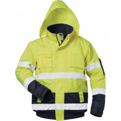 Veste pilote haute visibilité HASSO Taille XXL jaune fluo/marine SAFESTYLE 