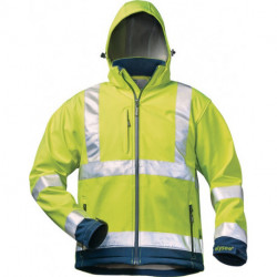 Veste softshell haute visibilité LIAM Taille M jaune fluo/marine ELYSEE 