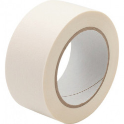 Ruban crêpé K-MASK 70 légèrement crêpé blanc longueur 50&nbsp;m largeur 30&nbsp;mm rouleau (Par 32)