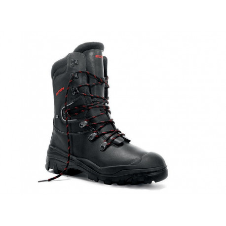 Bottes de sécurité forestières Aborist GTX Taille 42 noir Cuir de vachette imperméable 