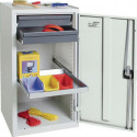 Armoire d’outillage/Servante de machine H1000xl500xP500&nbsp;mm 2 tiroirs. 1 étagère 