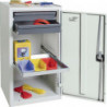 Armoire d’outillage/Servante de machine H1000xl500xP500&nbsp;mm 2 tiroirs. 1 étagère 