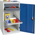 Armoire d’outillage/Servante de machine H1000xl500xP500&nbsp;mm 2 tiroirs. 1 étagère 