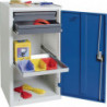 Armoire d’outillage/Servante de machine H1000xl500xP500&nbsp;mm 2 tiroirs. 1 étagère 