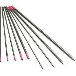 Électrode en tungstène LYMOX d. 3.2&nbsp;mm longueur 175&nbsp;mm rose LITTY (Par 10)
