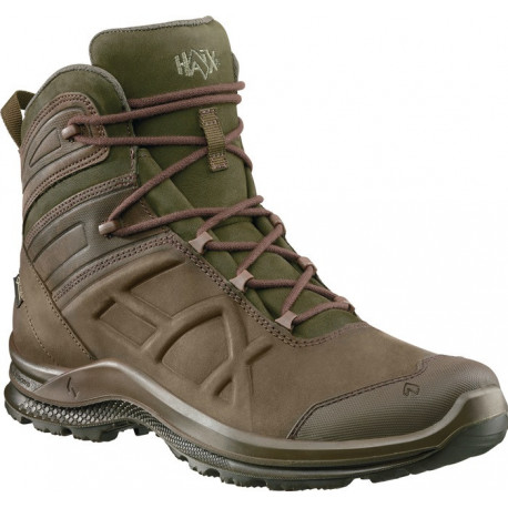 Bottes de randonnée BE Nature GTX mid pointure 6.5(40) marron/verte cuir nubuck 