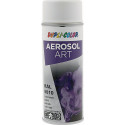 Bombe de peinture de couleur AEROSOL Art blanc pur satiné RAL 9010 400&nbsp;ml bombe (Par 6)