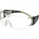 Lunettes de protection Reader SecureFit -SF400 EN 166 branches noires/vertes, verres tr. +2,5 polycarbonate 3M