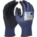 Gants anti-coupures Taille 9 bleu Noir EN 388 PSA II PRO FIT (Par 12)