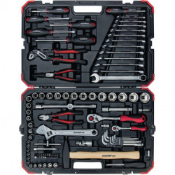 Valise de douilles/d'outillage à main R4600 3100 100 pièces SW 4-32&nbsp;mm GEDORE RE 