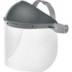 Protection faciale pour électricien GFKKH001-E PC. clair 460 x 200 x 1.5&nbsp;mm EN 1 