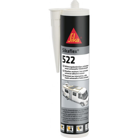 Colle et enduit d’étanchéité Sikaflex®-522 noir 300&nbsp;ml SIKAFLEX (Par 12)