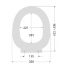 FORMAT Pro WC-Sitz Scharniere Edelstahl. pergamon