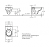 FORMAT Pro Wand-Tiefspül-WC spülrandlos. weiß FormatClean