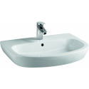 Lavabo FORMAT Pro 55x44cm. blanc. 1 trou robinetterie. avec débordement