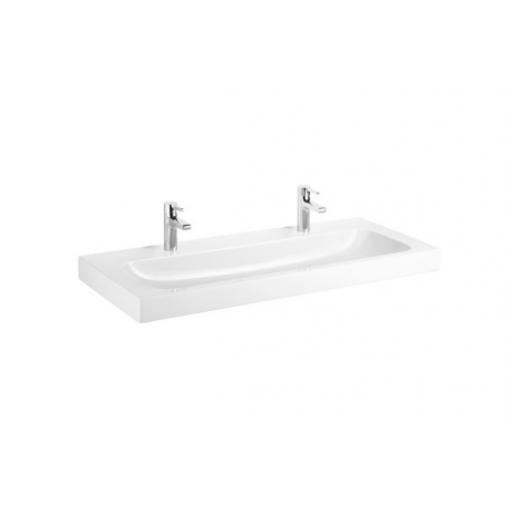 FORMAT Design Waschtisch 120 x 48.5 cm. weiß
