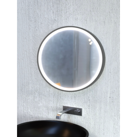 AS LED-Leuchtspiegel ELEGANZA ohne Lederschlaufe Durchmesser 75 cm